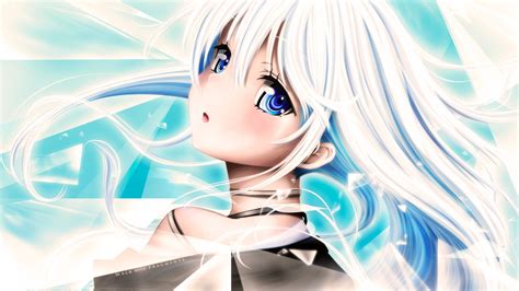 Blue Eyes Anime Girl Hq Desktop Wallpaper 21508 Baltana