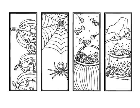 Here we have a fun intricate older kids bookworm colouring in page, perfect for the last few weeks of the school holidays. DIY Halloween Bookmarks-Holiday Crafts-Color Your Own ...