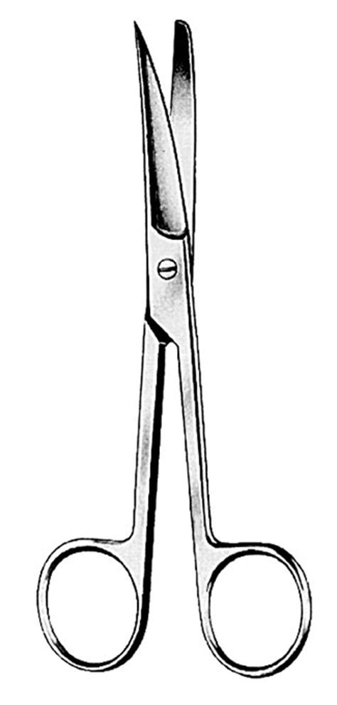 Surgical Or Scissor 55″ Curved Sharp Blunt Ss Floor Quality