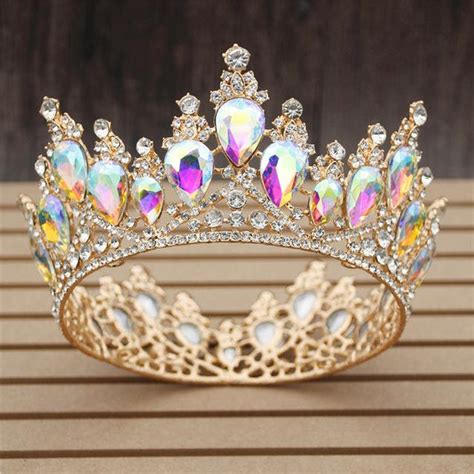 Multicolor Royal King And Queen Prom Crown Innovato Design