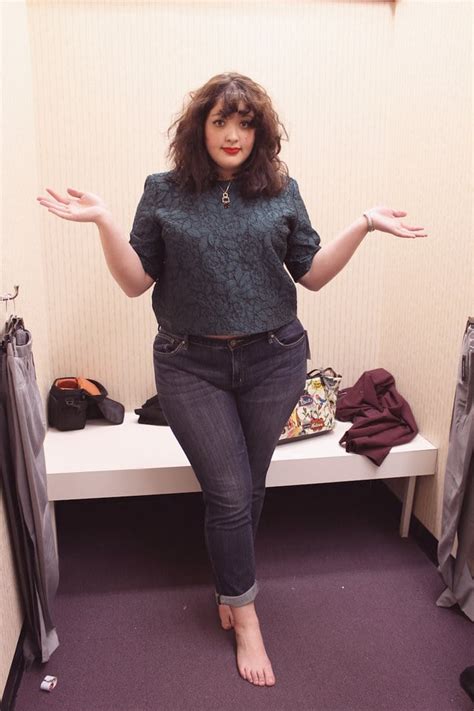 Plus Size Model Compares Different Pairs Of Size 16 Jeans Popsugar