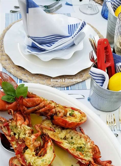 Place settings for summer dinner parties july 25, 2017 at 10:57 am … going on in the world, but when someone is holding a strawberry basil martini or sitting down to a coastal seafood dinner party, everything seems pretty perfect, even for a couple of … A Summer Seafood Feast Al Fresco | Seafood dinner, Seafood ...