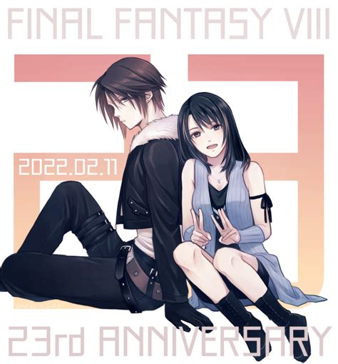 Squall Leonhart And Rinoa Heartilly Final Fantasy And More Drawn By