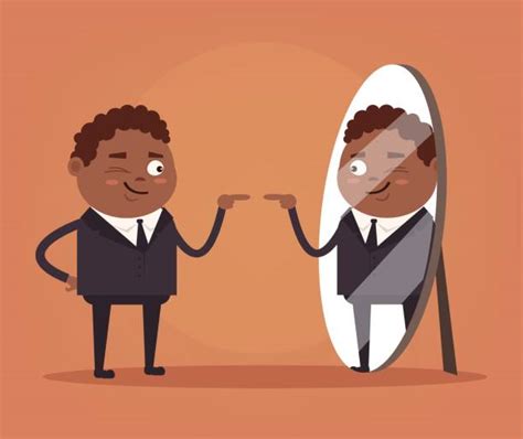 Man Looking In Mirror Illustrations Royalty Free Vector Graphics