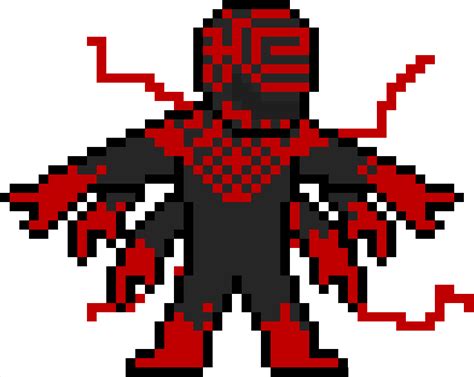 Miles Morales Carnage Venom Pixel Art Marvel Miles Morales Comics