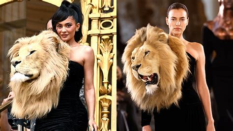 Kylie Jenner And Irina Shayk Wear Lion’s Head Dress To Same Event Hollywood Life