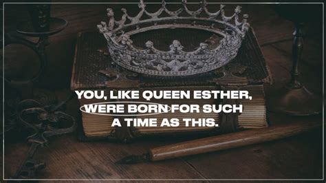 You Like Queen Esther Were Born For Such A Time As This Larry Huch