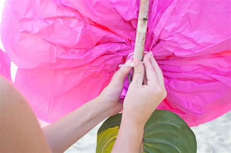 Giant Tissue Paper Flower Tutorial
