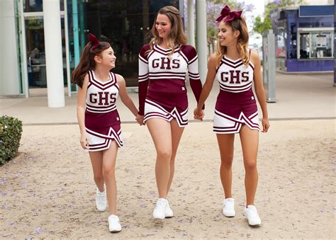 Cute Cheerleaders College Girls Beach