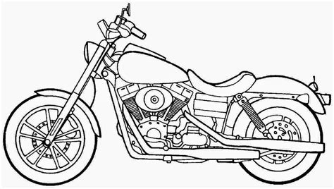 Coloring Pages Motorcycle Coloring Pages Free And Printable