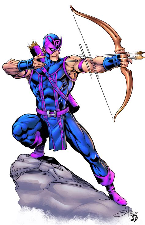 Hawkeye Colors By Bdstevens On Deviantart Marvel Heroes Marvel