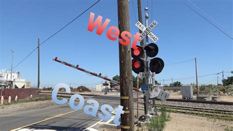 West Coast Railroad Crossings Compilation Part 1 Youtube