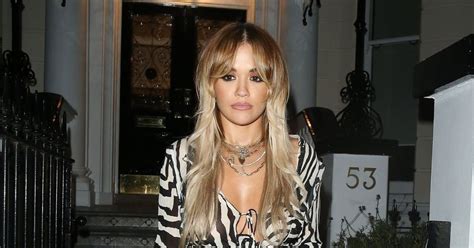 Rita Ora Is Pictured At A Friends Birthday Party In