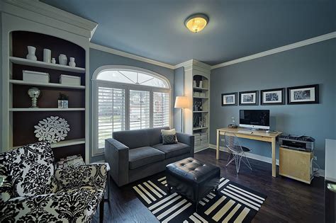Technically, it is the halfway point between white and black. 20 Colorful Ways to Enliven Your Gray Home Office