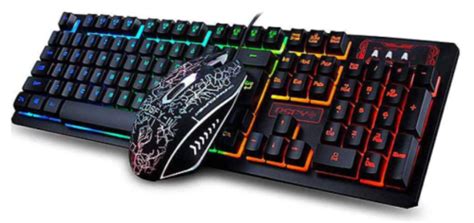 Wired Gaming Illuminated Keyboard And Mouse Bundle Psfy Model K 13