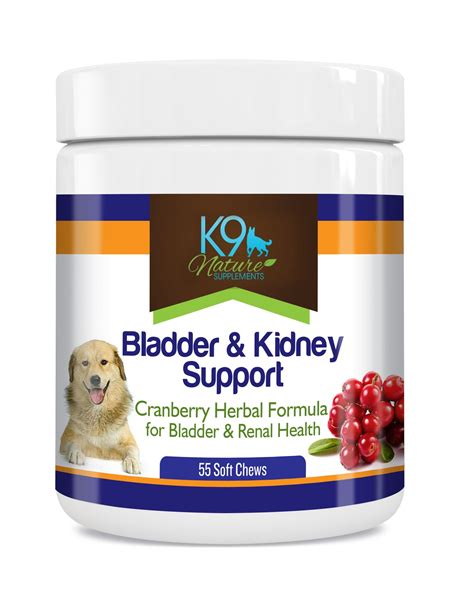 Phosphorous binders and vitamin d supplements are often administered to keep the ratio of phosphorous to calcium in the blood normal. Bladder & Kidney Support Cranberry Supplement for Dogs ...