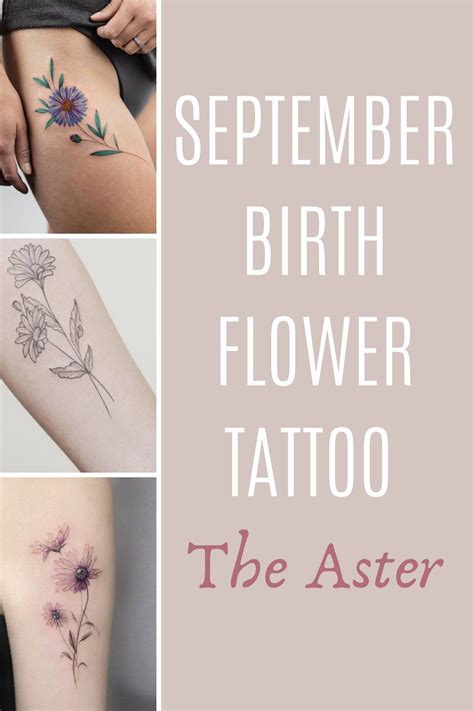 One Tattoo One Tattoo Birth Flowers Birth Flower Tatt