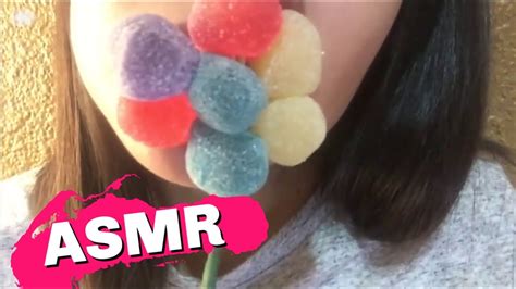 Gummy Asmr Eating Gummieseating Soundscomiendo Gomitas Chewing Candy Sticky Soundscandy