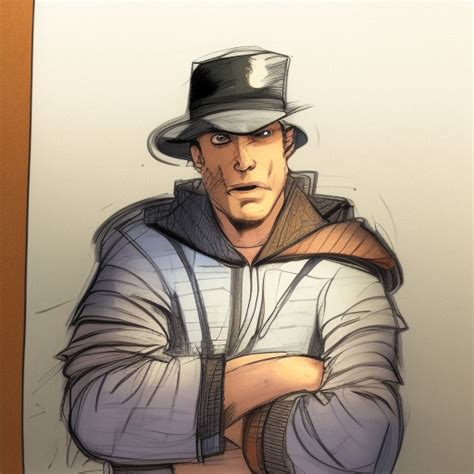 Bitfloorsghost A Man Wearing A Hat