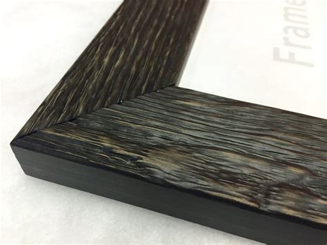 Black Rustic Wood Picture Frames ~ Sustainable Woodworking