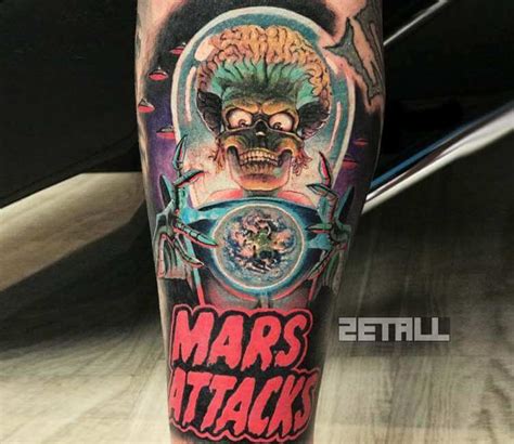 Welcome to best tattoos subreddit. Mars Attack tattoo by Victor Zetall | Post 21903