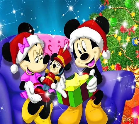 Mickeys Christmas Christmas Mickey Minnie Mouse Hd Wallpaper Peakpx