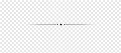Línea horizontal en elementos de decoración estrella linea horizontal