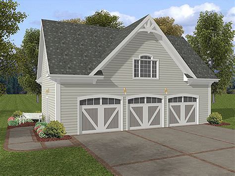 The Garage Plan Shop Blog Charming 3 Car Garage Loft Plan