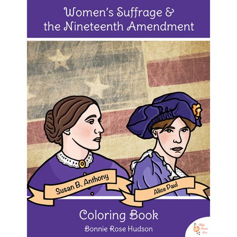 Women’s Suffrage And The Nineteenth Amendment Coloring Book E Book Homeschool Curriculum Fair