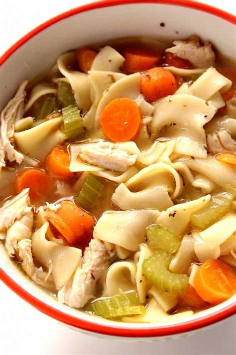 20 Minute Chicken Noodle Soup Recipe Crunchy Creamy Sweet