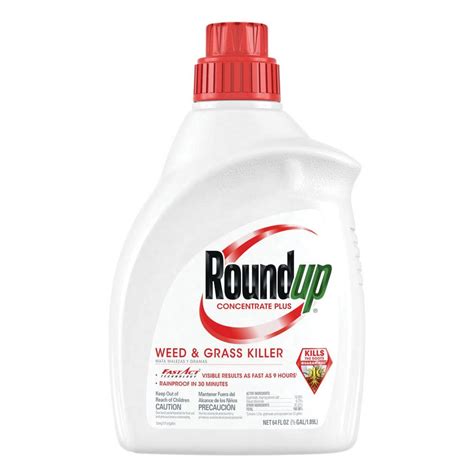 Roundup Weed And Grass Killer 64 Oz Concentrate Plus 500601070 The Home Depot