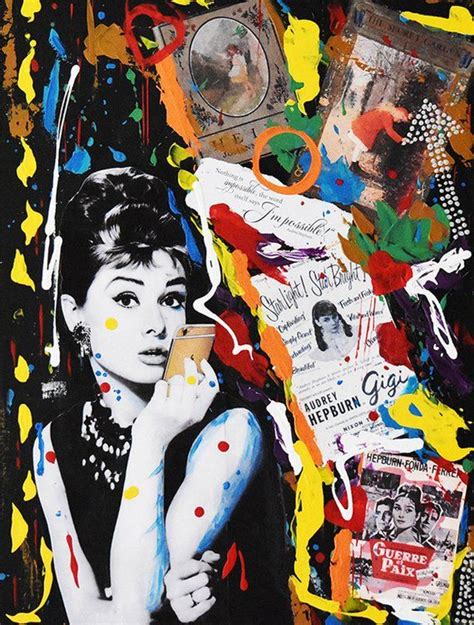 Audrey Hepburn Original Art Print Wall Art Decor Modern Art Etsy