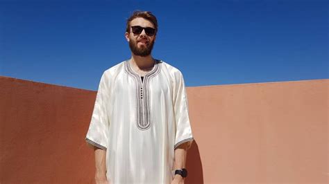 Beautiful Moroccan White Kaftan For Men