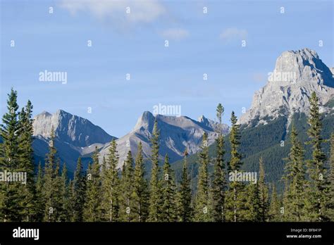 Rocky Mountains In Banff National Park Canada Stock Photo Alamy