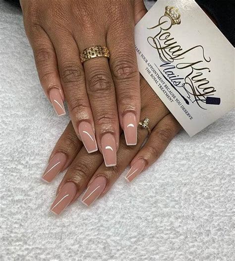 50 Creative Styles For Nude Nails Youll Love In 2020