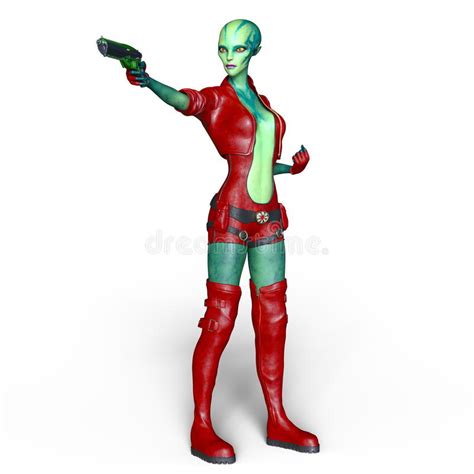 Female Alien Stock Illustration Illustration Of Galaxy 95650314