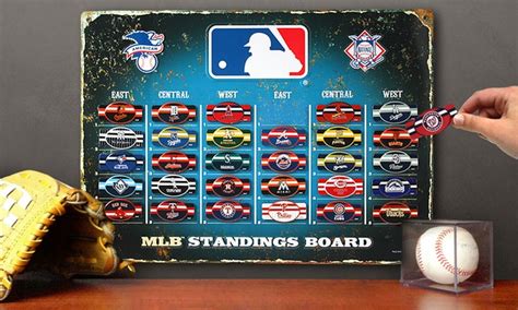 Mlb Magnetic Standings Board Groupon Goods