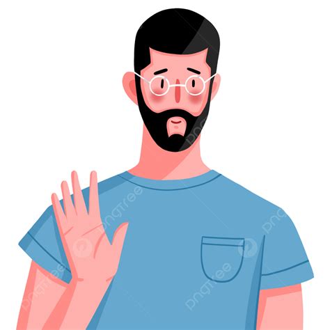 Hand Waving Goodbye Clipart Hd Png The Man Waved Goodbye To The