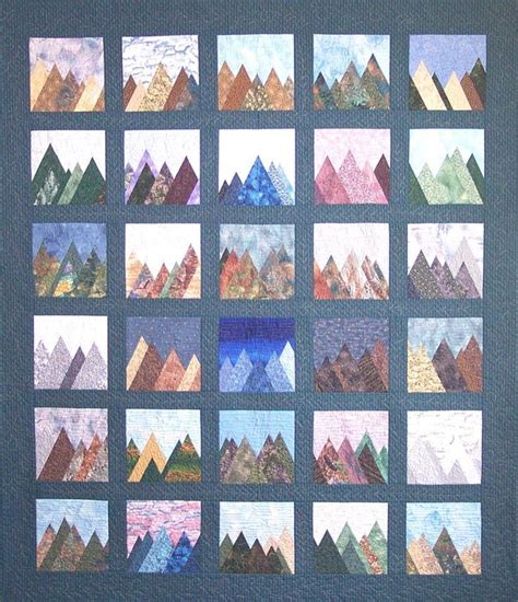 Quilt Pattern Rocky Mountain Gallery Etsy Quilting Designs