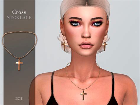 Sims 4 Cross Necklace Cc