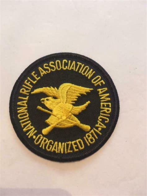 Nra National Rifle Association Patch 2nd Amendment Etsy