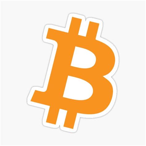 Bitcoin Cryptocurrency Bitcoin Btc Sticker For Sale By Designsol