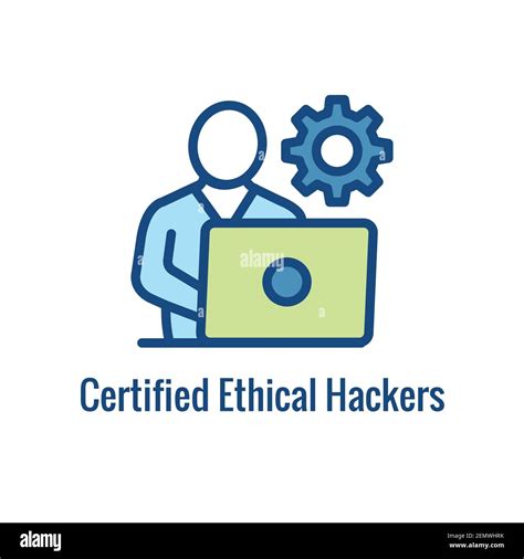 Certified Ethical Hacking Icon Showing Security Or Hacking Idea Stock