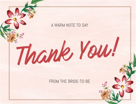 500+ vectors, stock photos & psd files. Copy of Floral Thank You Card template | PosterMyWall