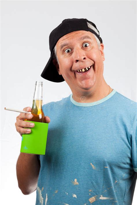 Funny Looking Man Stock Image Image Of Background Bottle 17900691