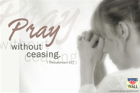 Pray Without Ceasing Free Bible Desktop Verse Wallpaper Verse For