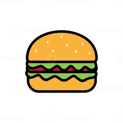 Tasty Bacon Burger Icon 28170717 Png