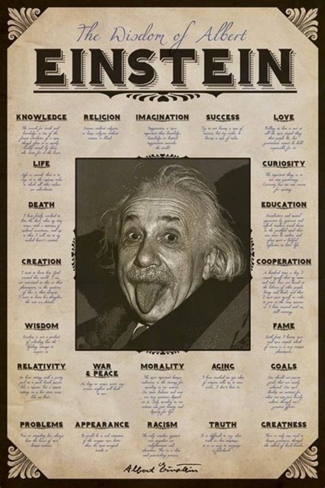 Albert Einstein Quotes Official Poster L I F E Pinterest