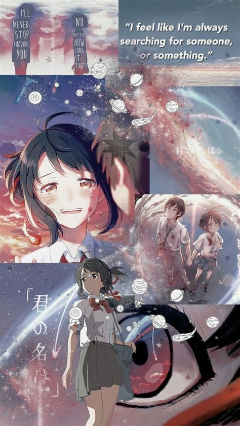 Anime Kimi No Na Wa Your Name Wallpaper Lockscreen Hd Fondo De