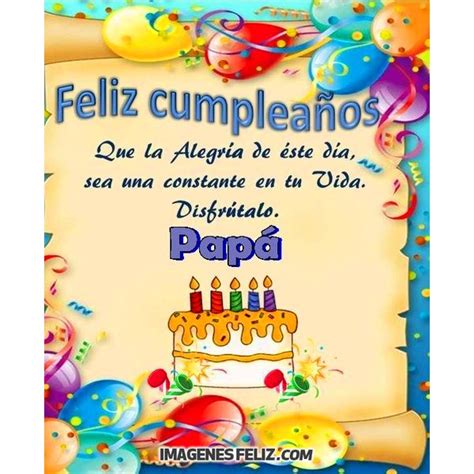 Feliz Cumpleaños Papá